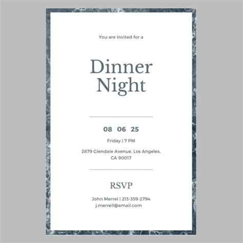 28+ Formal Dinner Invitations - PSD, Word, AI, Publisher, Apple Pages