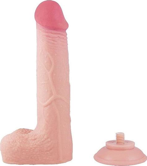 Dildo Super Realístico Dupla Camada Ventosa Removível