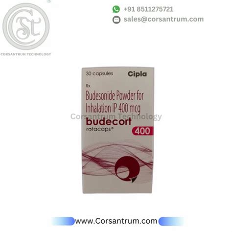 Budecort 400MCG Rotacaps Budesonide Inhalation Treatment Asthma At