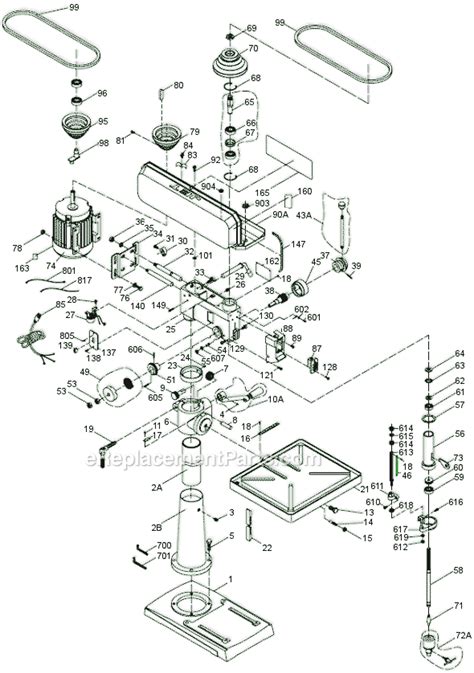 Jet Drill Press Jdp 20mf Parts List Arses