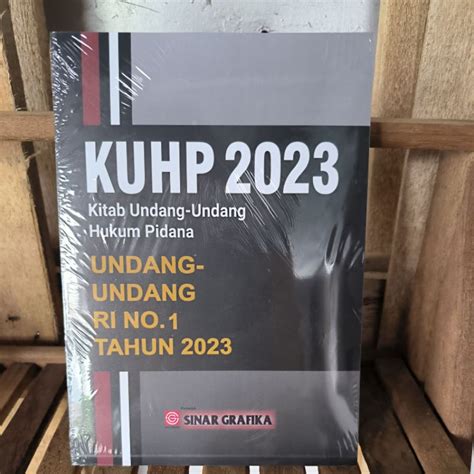 Jual Kuhp Kitab Undang Undang Hukum Pidana No Tahun