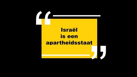 Is Israël Een Apartheidsstaat