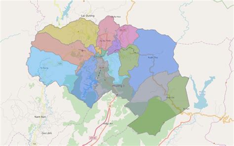 TẢI Bản đồ hành chính Thành phố Đà Lạt Khổ Lớn 2023