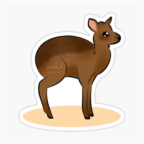 "Pilandok | Philippine Mouse Deer (Transparent)" Sticker for Sale by ...