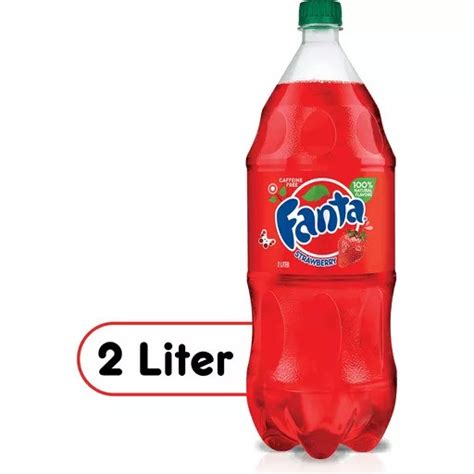 Fanta Strawberry Soda Fruit Flavored Soft Drink 2 Liters