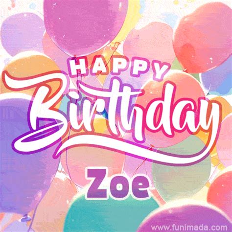 Happy Birthday Zoe S Download On