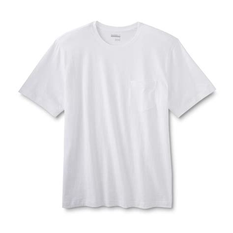 Basic Editions Mens Classic Fit Pocket T Shirt