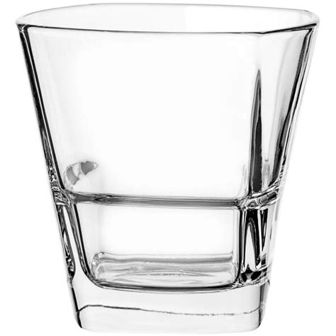 Libbey Structure 12 Oz Stackable Rocks Double Old Fashioned Glass