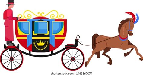 Carriage Coach Vector Vintage Transport Old Stock Vector (Royalty Free ...