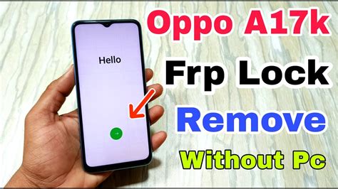 Oppo A17k Frp Unlock Without Pc Oppo 17k Gmail Id Bypass Oppo