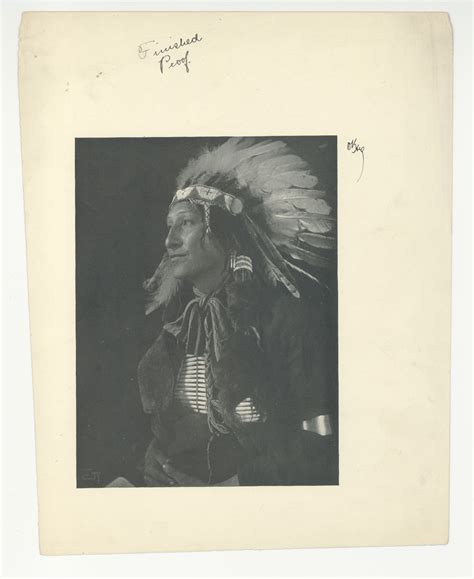 Native American Man Wearing Full Feather Headdress Smithsonian