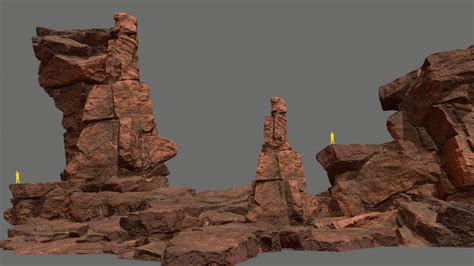 Artstation Desert Rocks Resources