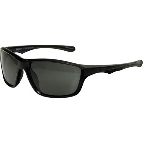 Buy Timberland Mens Sunglasses Shiny Black Green Polarized