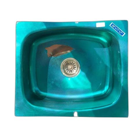 Blue Mild Steel Kitchen Sink Sink Type Single At Rs 920 In Nashik Id 27405213873