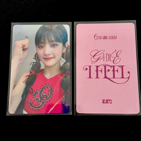 Jual Minnie Gi Dle Official Holo Photocard Pob Tou Fans Toufans Gidle G Idle Pc Bene I Feel