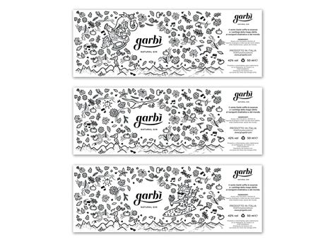Garbì Natural Gin on Behance