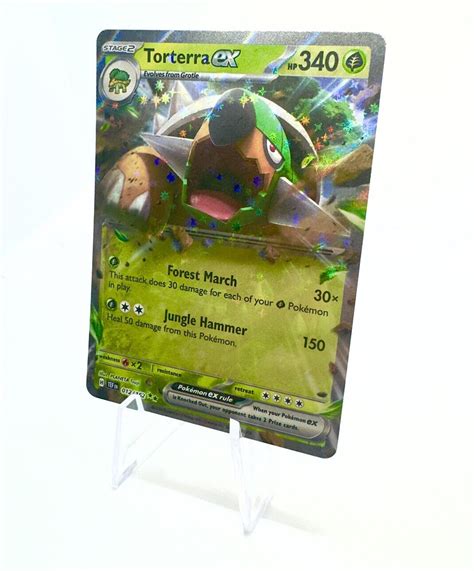 Torterra Ex Full Art Nm M Temporal Forces Pokemon Card Ebay