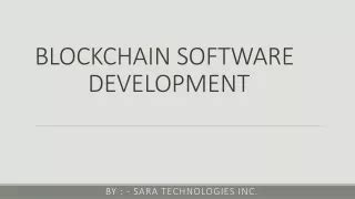 PPT Blockchain Software Development Docx PowerPoint Presentation