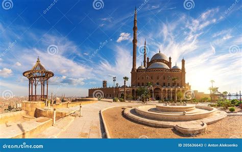 The Great Mosque of Muhammad Ali Pasha or Alabaster Mosque in the Cairo ...