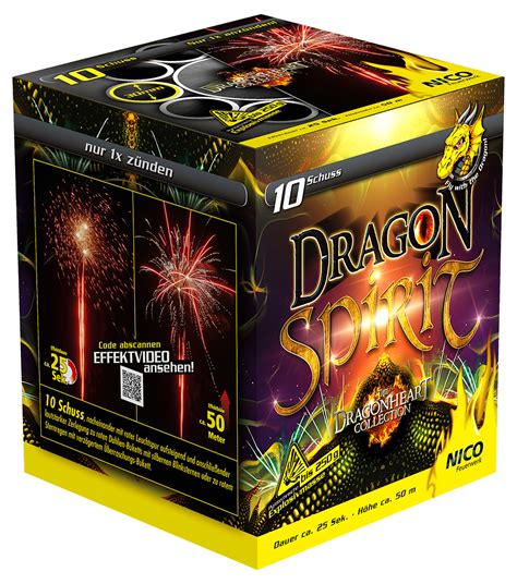 Dragon Spirit Schuss Batterie Feuerwerk Sortiment Nico Feuerwerk