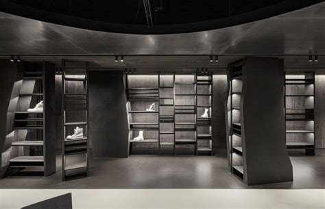 Svrn Store Chicago By Wgnb Monochromatic Interior Flooring Sale