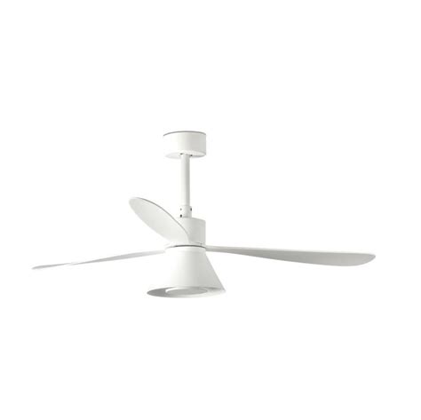 Ventilador De Techo Con Luz Blanco Dc Amelia Cone Mm Faro