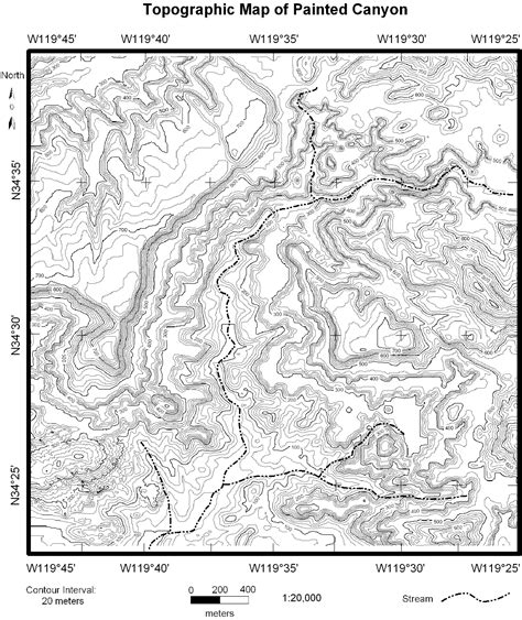 Painted Canyon Maps