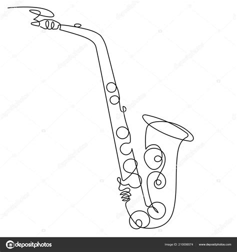 Alto Saxophone Sketch