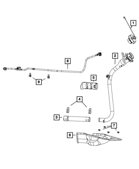 Fuel Tank Filler Tube For Ram Promaster Mopar Estore