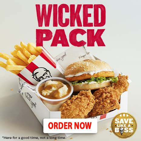 DEAL KFC 9 99 Wicked Pack Frugal Feeds Nz