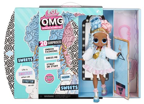 LOL Surprise OMG Sweets Fashion Doll - Dress Up Doll Set with 20 Surprises for Girls and Kids 4 ...