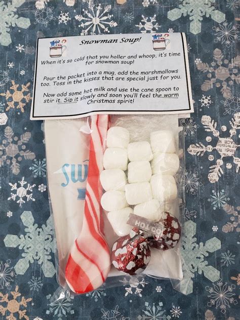 Snowman Soup Hot Cocoa Etsy