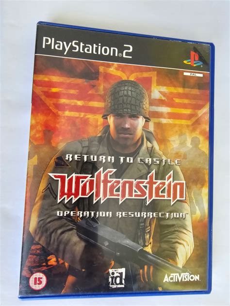 RETURN TO CASTLE WOLFENSTEIN OPERATION RESURRECTION PlayStation 2 PS2