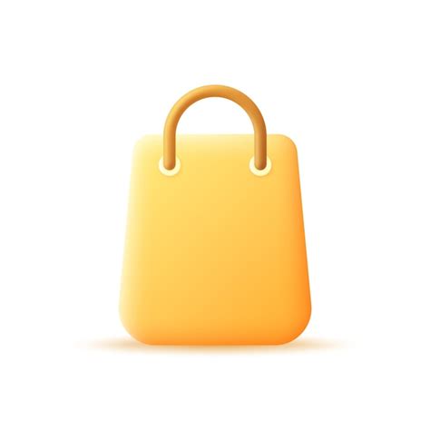 Premium Vector Shopping Bag 3d Concept Icon Full Editable And Vector