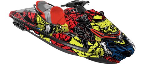 Skullface Sea Doo Rxt X 300 Rxt 230 Gtx Limited Wake Pro 230 Graphics Kit Motowrap Decals