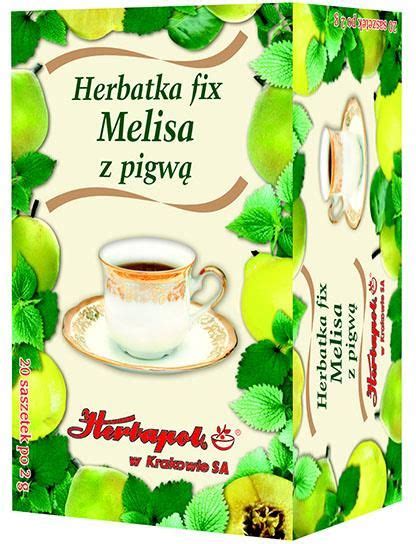 Herbata Herbapol Krak W Herbatka Fix Melisa Z Pigw Szt Ceny I