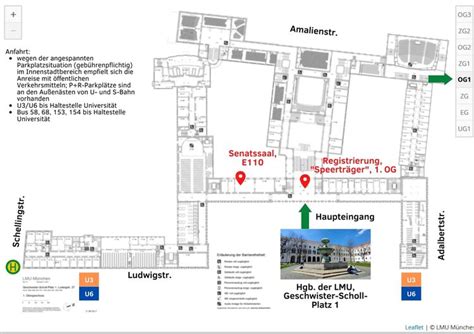 Wegweiser zu den Veranstaltungsräumen Geschichtsbewusstsein