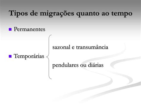 Migrações Permanentes - PPT - FORMAÇÃO ÉTNICA E MIGRAÇÕES NO BRASIL PowerPoint Presentation ...