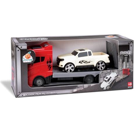 Caminh O Guincho Brinquedo Reboque Fury Truck Carrinho