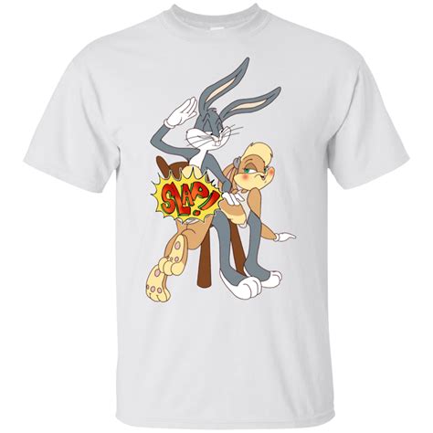 Bugs Bunny And Lola Looney Tunes Tee Cotton T Shirt White T Shirts Tank Tops