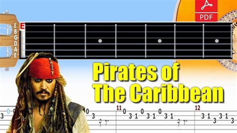 Pirates of the Caribbean Theme Guitar Tab II (pdf) | Guitar tabs ...