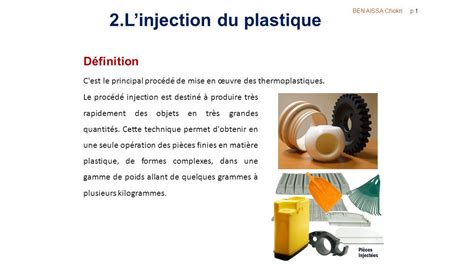 Linjection Du Plastique D Finition C Est Le Principal Proc D De