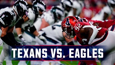 Tthe Houston Texans Are Taking On The Philadelphia Eagles For Week 9 Of