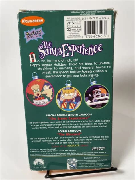 Rugrats The Santa Experience Vhs Double Holiday Cartoon Nickelodeon