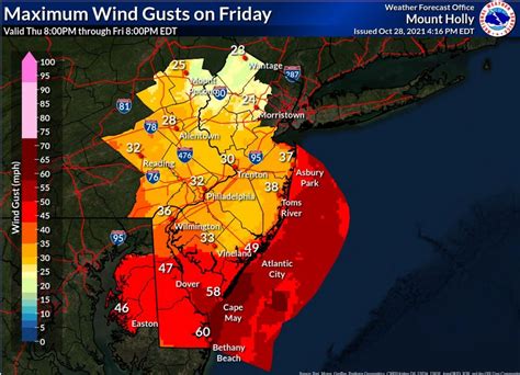 N J Weather Update On Rain Forecast Wind And Flood Warnings Timing Of Weekend Storm