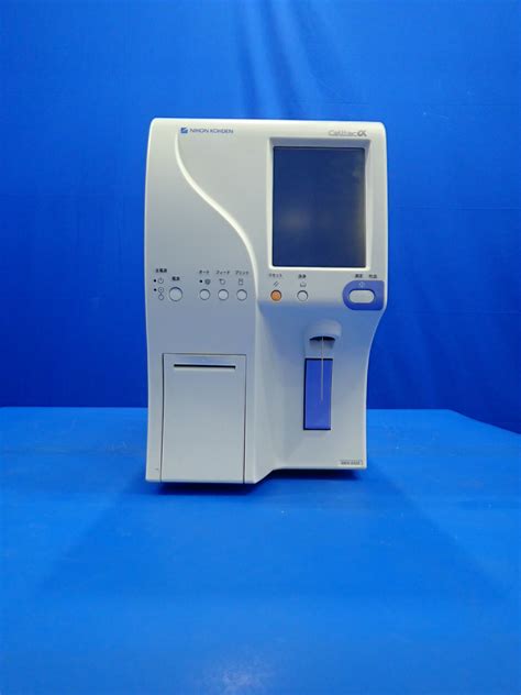 Analyzer Nihon Kohden Auto Blood Cell Counter Mek Used Medical