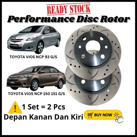 Toyota Vios Ncp G Spec S Ncp Ncp Trd Performance Disc Rotor