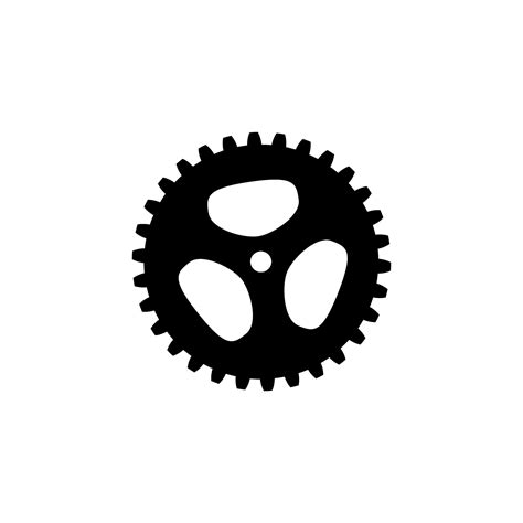 Gear Icon Vector Engineering Illustration Sign Cogwheel Symbol