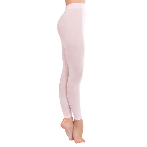 Footless Ballet Tights Girls Quartz Pink Starever Decathlon