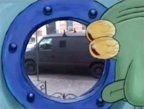 Squidward Staring At Window Blank Template Imgflip